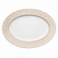 Rosenthal Versace Medusa Gala Piatto ovale 40cm di design porcellana