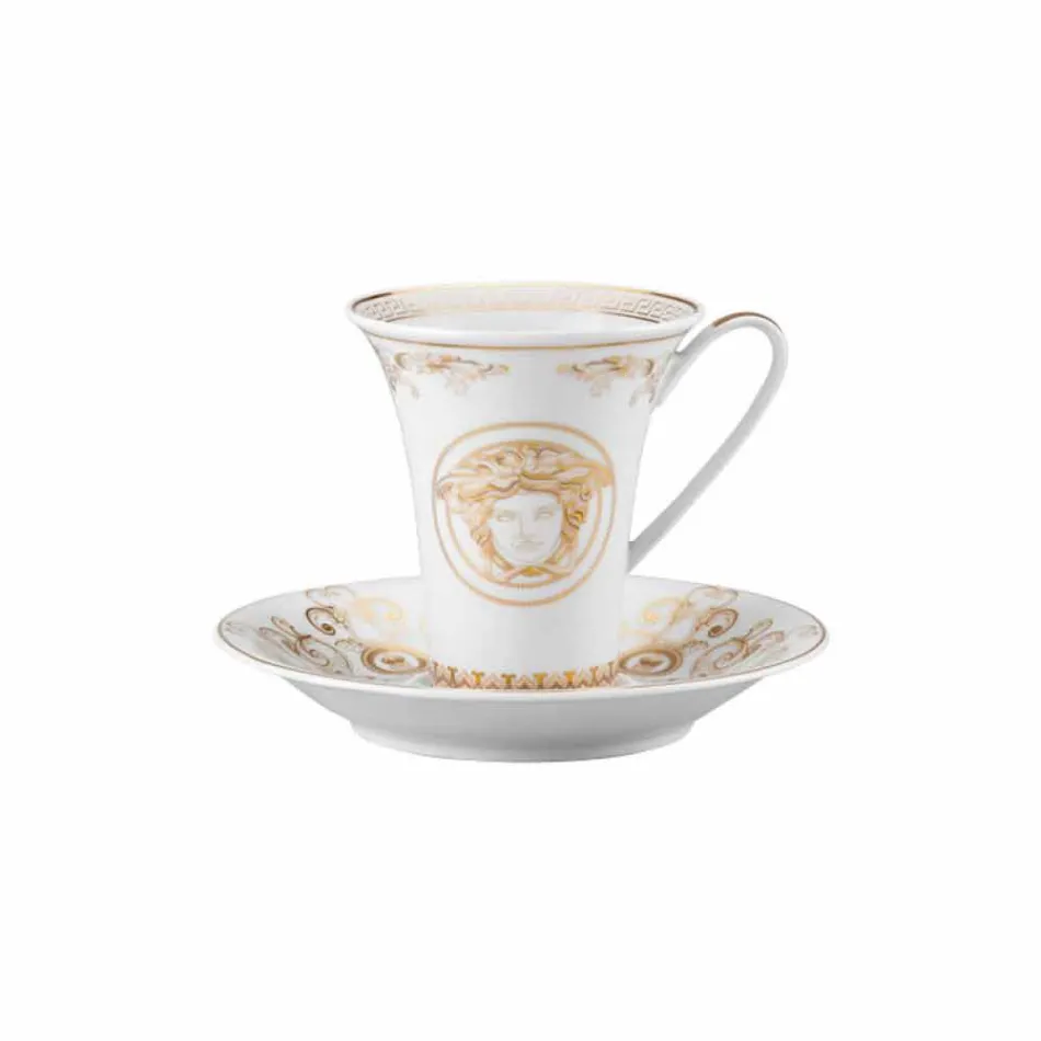 Rosenthal Versace Medusa Gala Tazza da caffè alta di design porcellana Viadurini