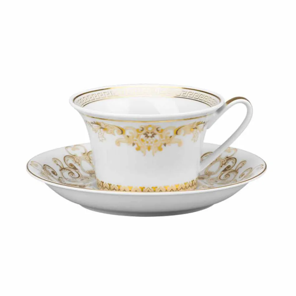 Rosenthal Versace Medusa Gala Tazza da tè di design in porcellana Viadurini