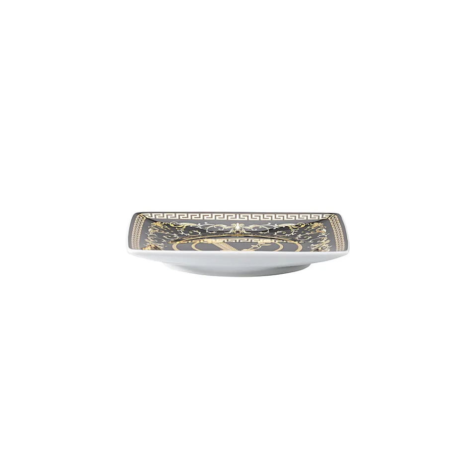 Rosenthal Versace Virtus Gala 6 Coppette Quadre Piane 15x15 cm in Porcellana - Barocco Viadurini