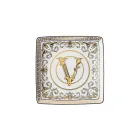 Rosenthal Versace Virtus Gala 6 Coppette Quadre Piane 15x15 cm in Porcellana - Barocco Viadurini