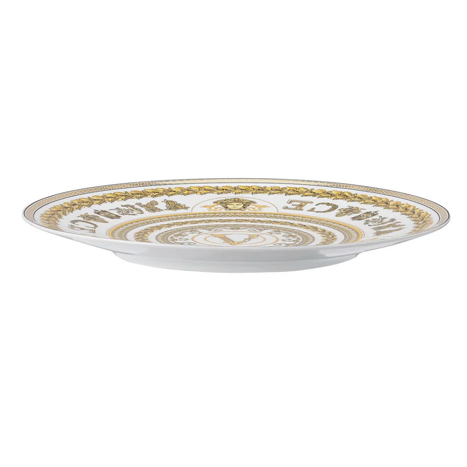 Rosenthal Versace Virtus Gala Piatto Segnaposto Diametro 33 cm in Porcellana - Barocco Viadurini
