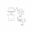 Rubinetto Miscelatore a Parete con Bocca a Cascata Made in Italy - Sika Viadurini