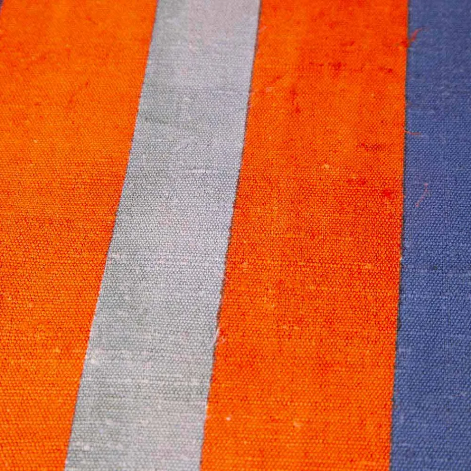 Runner d’Arte Italiana Prodotto e Dipinto a Mano in Canapa Pezzo Unico - Marchi Viadurini