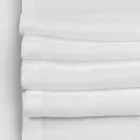 Runner in Lino con Pizzo Bianco da Tavolo Qualità di Lusso Italiana - Farnese Viadurini