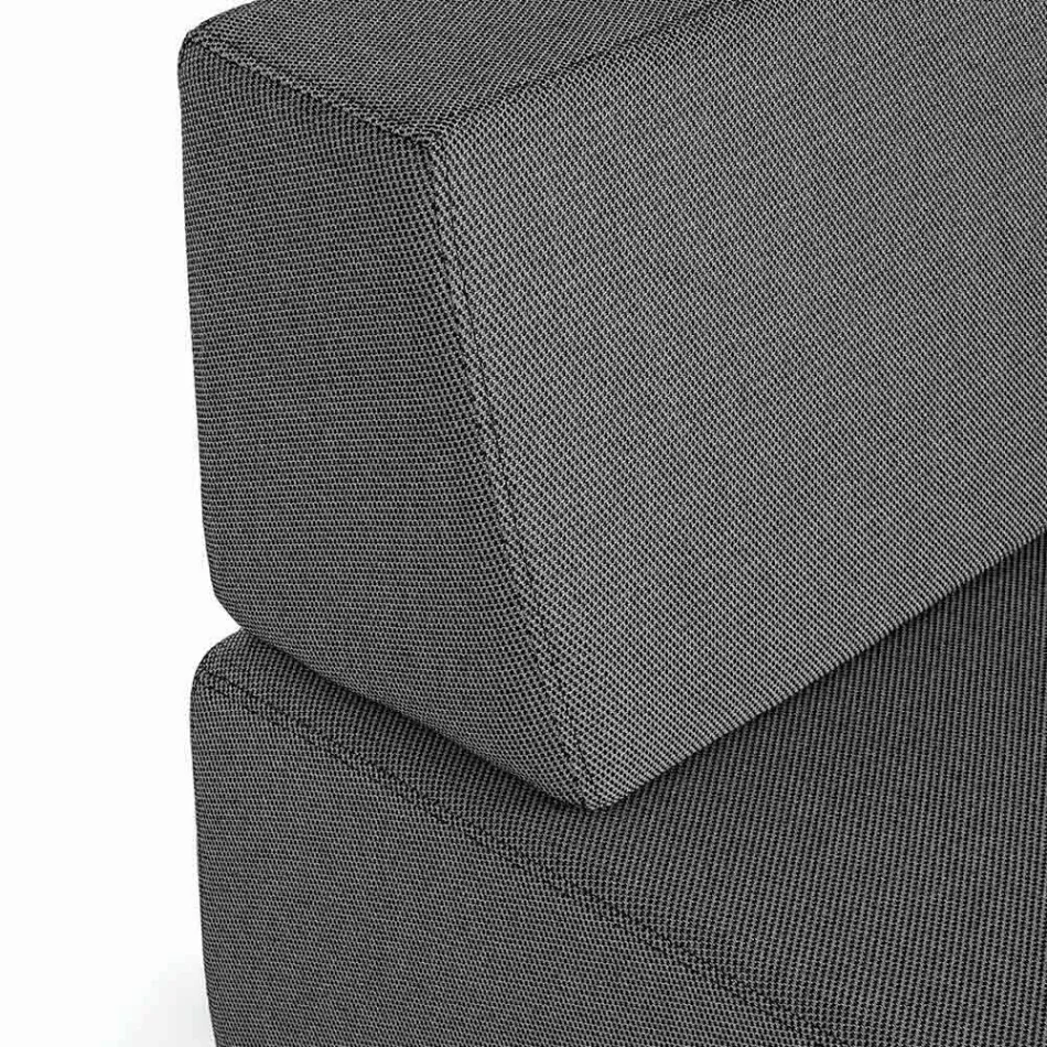 Salotto Angolare per Esterno di Design Moderno in Tessuto Homemotion - Benito Viadurini