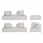 Salotto Angolare per Esterno di Design Moderno in Tessuto Homemotion - Benito Viadurini