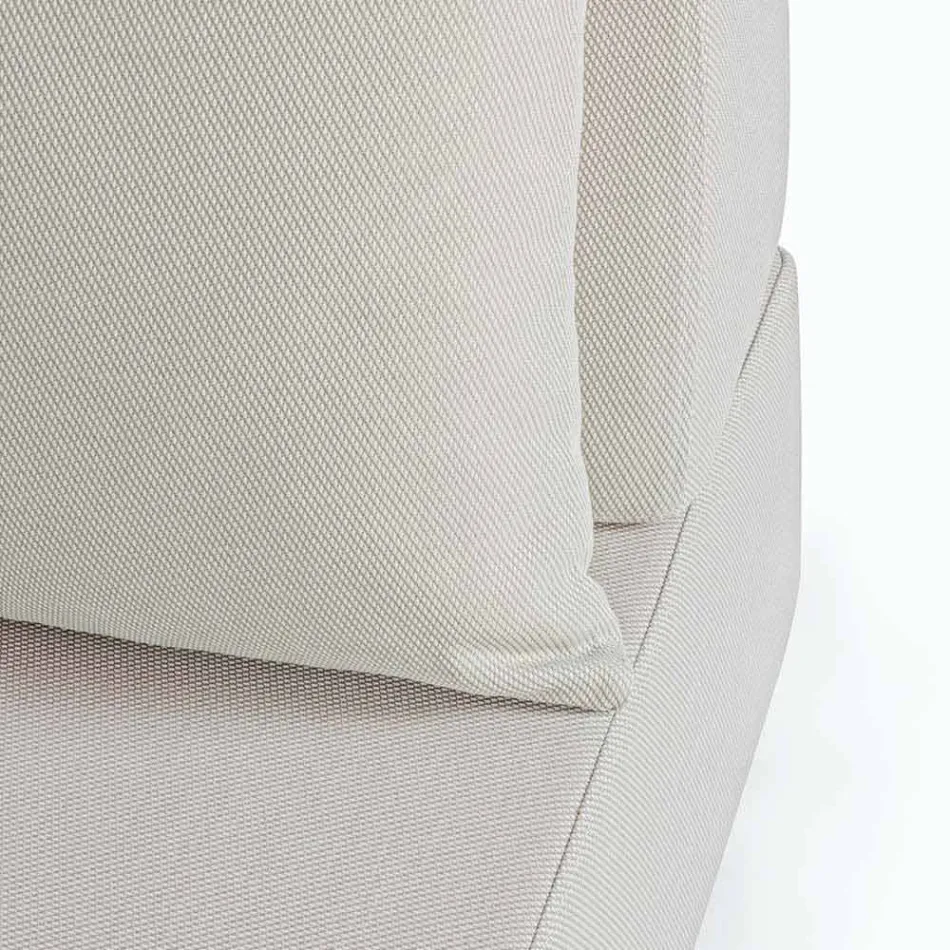 Salotto Angolare per Esterno di Design Moderno in Tessuto Homemotion - Benito Viadurini