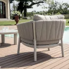 Salotto Composto da 2 Poltrone, 1 Divano e 2 Tavolini in Alluminio - Fusion Viadurini