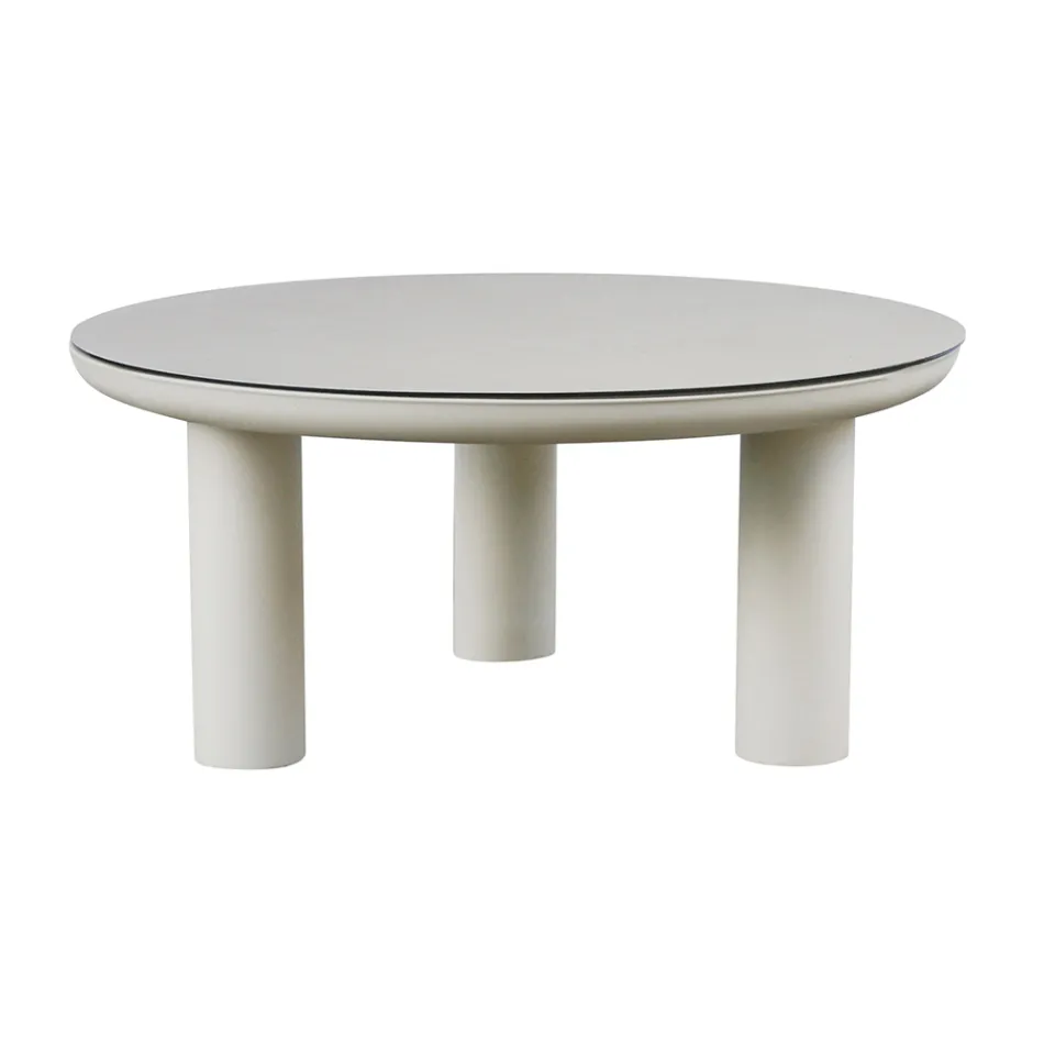 Salotto Composto da 2 Poltrone, 1 Divano e 2 Tavolini in Alluminio - Fusion Viadurini