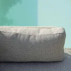 Salotto Composto da 2 Poltrone, 1 Divano e Tavolino in Alluminio - Symphony Viadurini