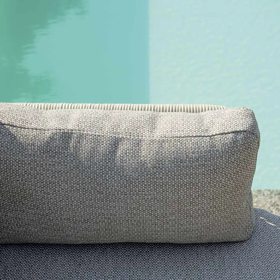 Salotto Composto da 2 Poltrone, 1 Divano e Tavolino in Alluminio - Symphony Viadurini