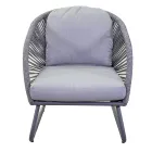 Salotto Composto da 2 Poltrone con Tavolino - Valigia Viadurini