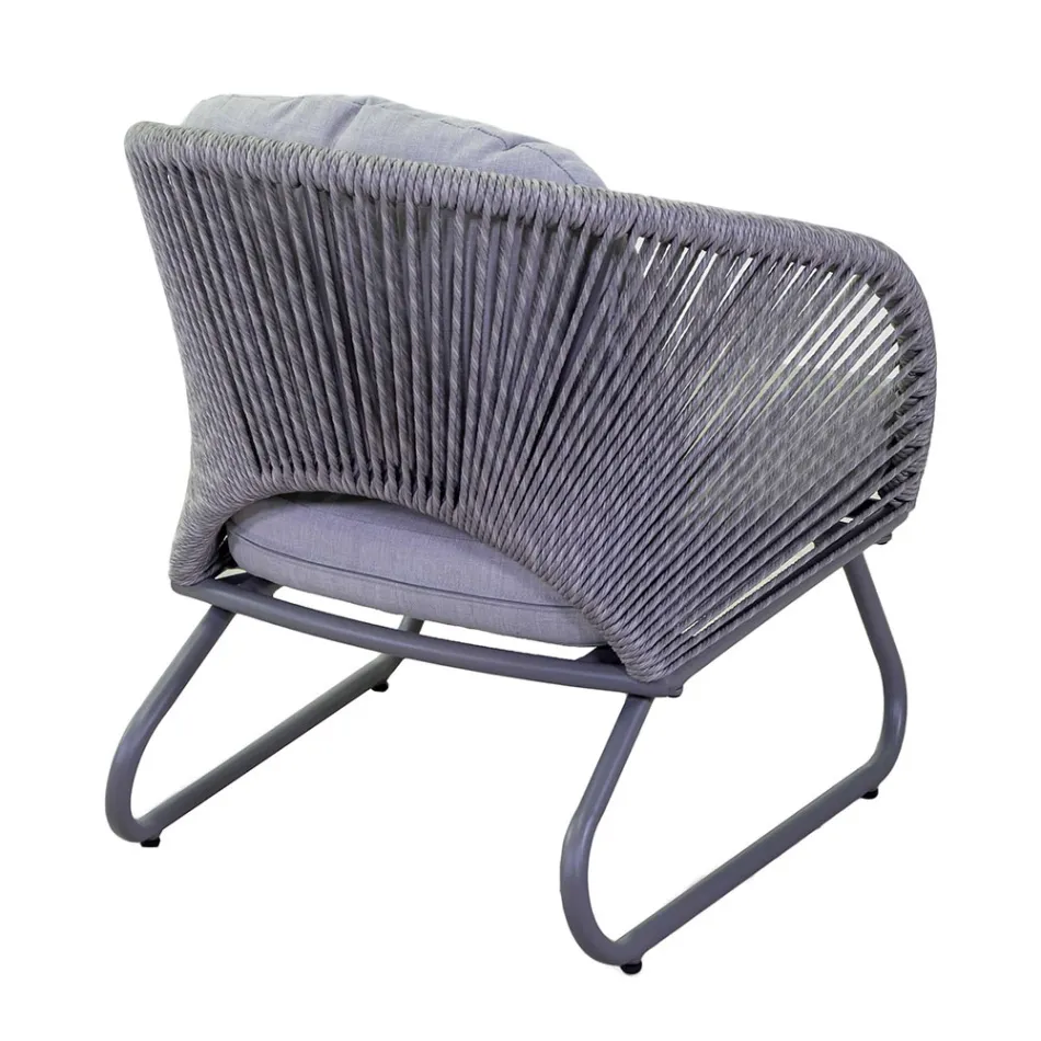 Salotto Composto da 2 Poltrone con Tavolino - Valigia Viadurini