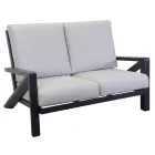 Salotto Composto da Divano, Tavolino e Poltrone con Poggiapiedi - Bacheca Viadurini