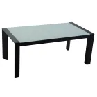 Salotto Composto da Divano, Tavolino e Poltrone con Poggiapiedi - Bacheca Viadurini