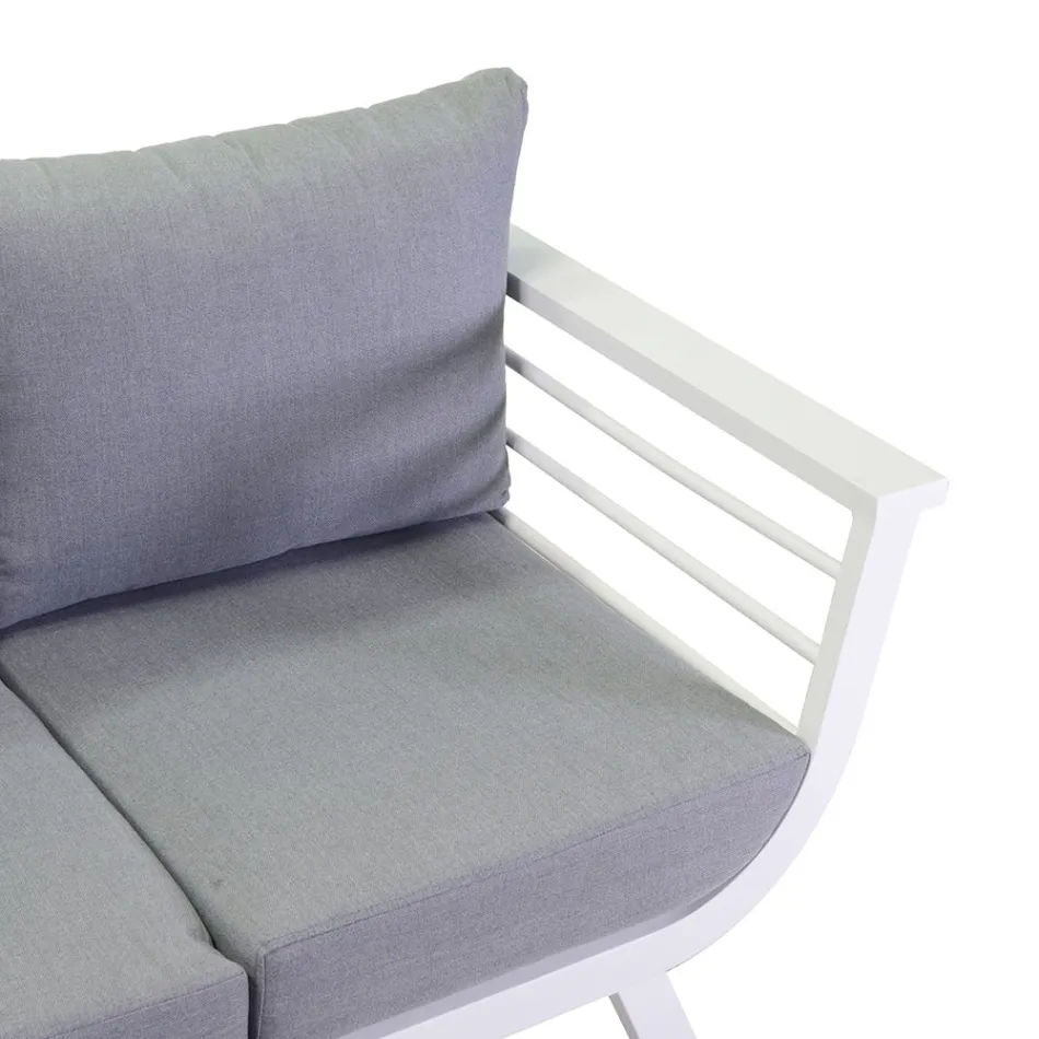 Salotto da Esterno Composto da 1 Divano 3 Posti, 2 Poltrone e 1 Tavolino - Righello Viadurini