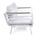 Salotto da Esterno Composto da 2 Poltrone e 1 Tavolino in Alluminio - Righello Viadurini