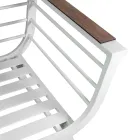 Salotto da Esterno Composto da 2 Poltrone e 1 Tavolino in Alluminio - Righello Viadurini