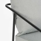 Salotto da Esterno con 1 Divano, 2 Poltrone e 2 Tavolini in Acciaio - Prefer Viadurini