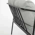 Salotto da Esterno con 1 Divano, 2 Poltrone e 2 Tavolini in Acciaio - Prefer Viadurini