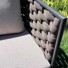 Salotto da Esterno con Divano, Poltrona e Tavolino Rettangolare - Dandelium Viadurini