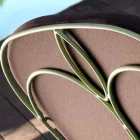 Salotto da Esterno con Struttura in Ferro Artigianale Made in Italy - Melinda Viadurini