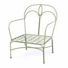 Salotto da Esterno con Struttura in Ferro Artigianale Made in Italy - Melinda Viadurini