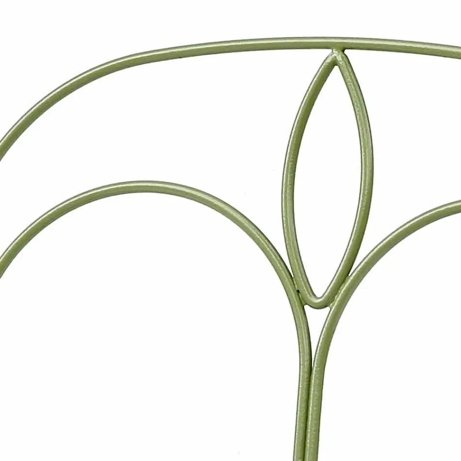 Salotto da Esterno con Struttura in Ferro Artigianale Made in Italy - Melinda Viadurini