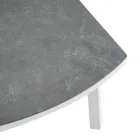 Salotto da Esterno in Alluminio Bianco e Cuscini Crema - Relaz Viadurini