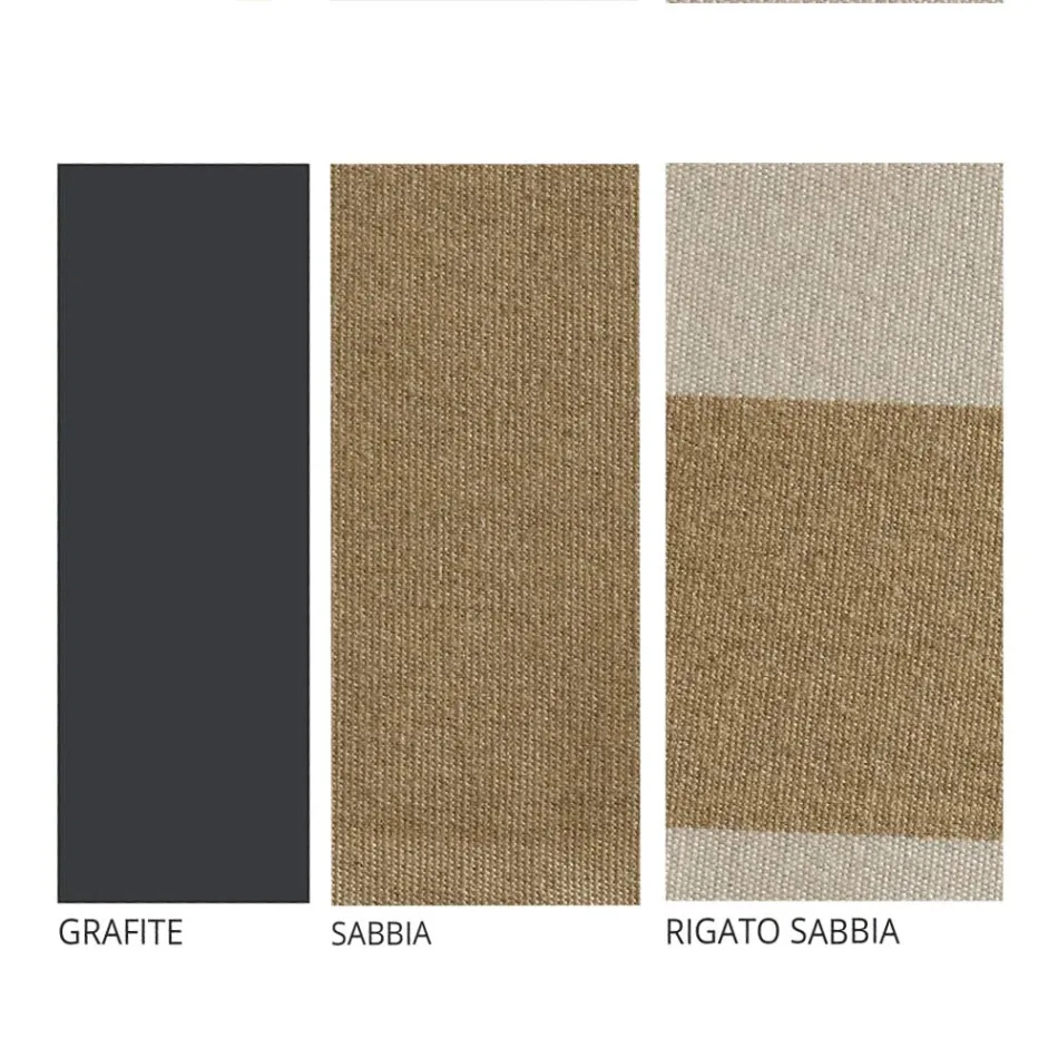 Salotto da Giardino Artigianale con Struttura in Ferro Made in Italy - Lisotto Viadurini