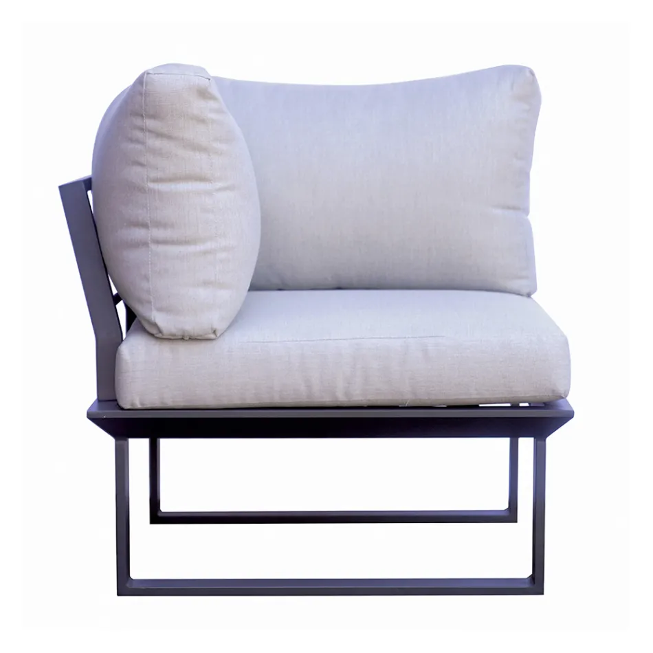 Salotto da Giardino Composto da 2 Divani e Tavolino Centrale - Pippo Viadurini