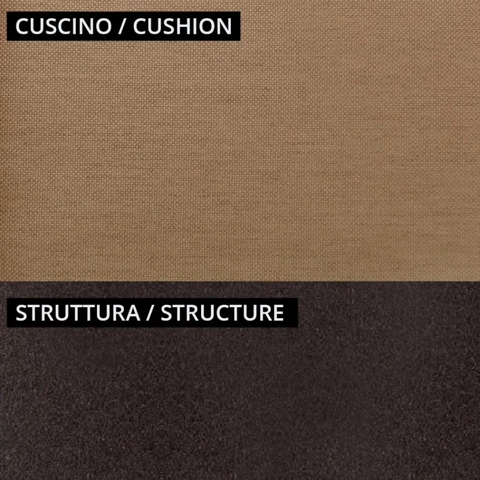 Salotto da Giardino con 2 Poltrone e 1 Divano 2 Posti Made in Italy - Fontana Viadurini