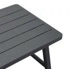 Salotto da Giardino con Divano e Tavolino Realizzati in Alluminio - Etichetta Viadurini