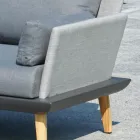 Salotto da Giardino con Struttura in Alluminio Grigio Antracite - Fouquer Viadurini