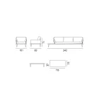 Salotto da Giardino con Struttura in Alluminio Grigio Antracite - Fouquer Viadurini