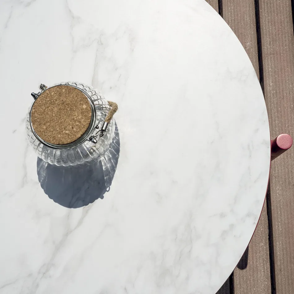 Salotto da Giardino in Alluminio Rosso o Verde - Regalrise Viadurini