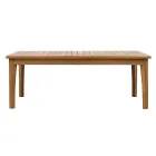 Salotto da Giardino in Legno di Teak FSC e Cuscini Ecrù - Caresa Viadurini