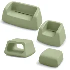 Salotto da Giardino in Polietilene Colorato Made in Italy 4 Pezzi - Pennini Viadurini