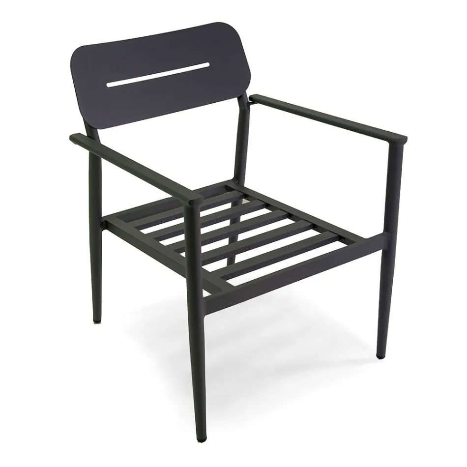 Salotto da Giardino Realizzato in Alluminio di Diverse Finiture - Souvenir Viadurini