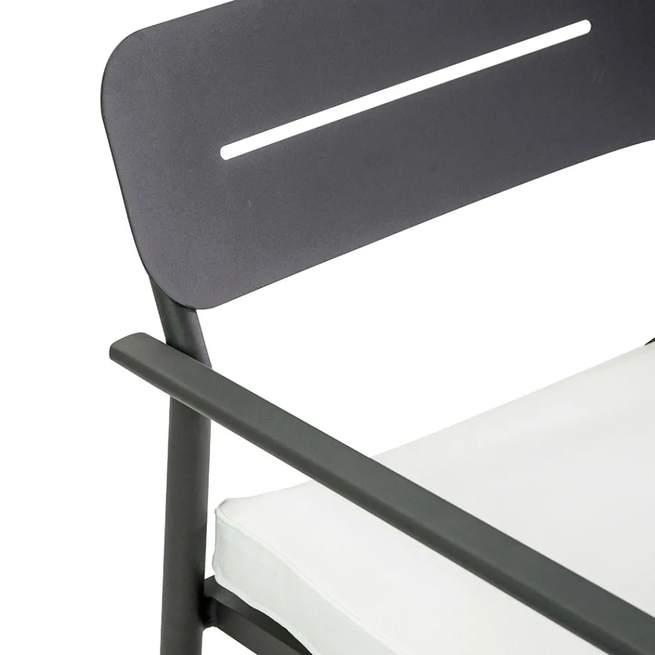 Salotto da Giardino Realizzato in Alluminio di Diverse Finiture - Souvenir Viadurini