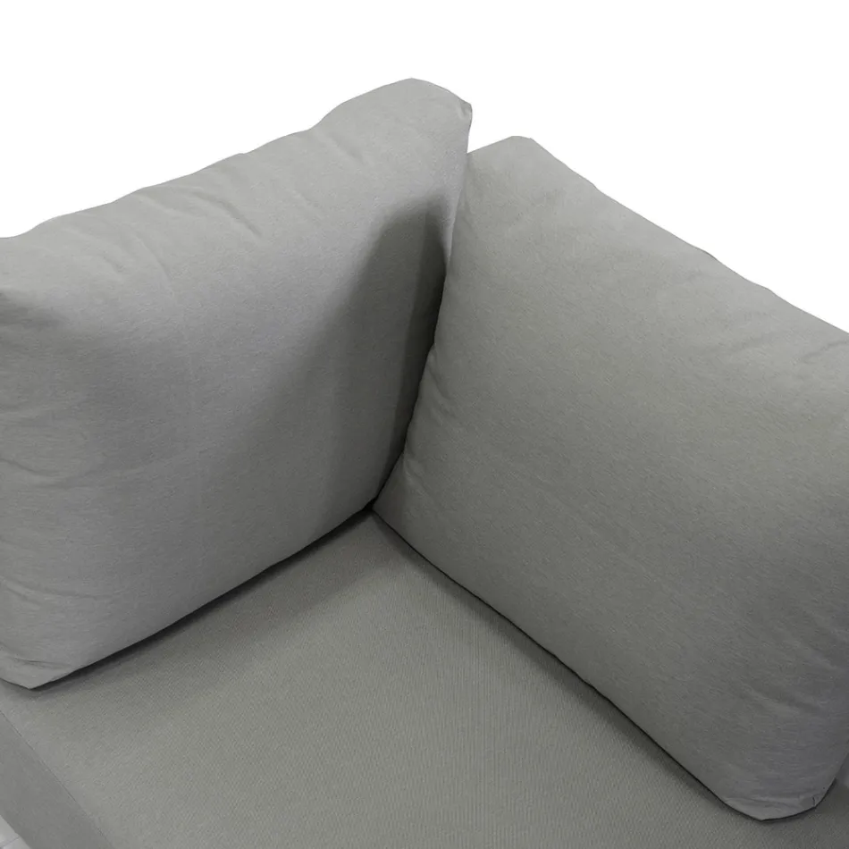 Salotto da Giardino Realizzato in Alluminio - Pastelli Viadurini