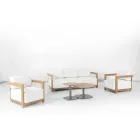 Salotto in alluminio con Trasferimento Termico Effetto Legno - Camper Viadurini