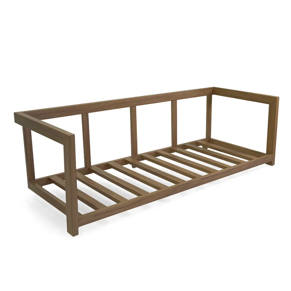 Salotto in alluminio con Trasferimento Termico Effetto Legno - Camper Viadurini