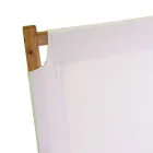 Salotto in Legno di Acacia Oliata Colore Naturale e Tessuto - Bottega Viadurini