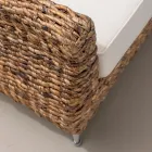 Salotto Outdoor in Intreccio di Banano con Cuscini – Legolas Viadurini