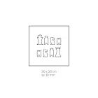 Scacchiera per Scacchi e Dama in Cristallo Acrilico Made in Italy - Smanto Viadurini