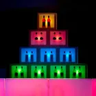 Scaffale luminoso a cubo Slide Open Cube design moderno fatto Italia Viadurini