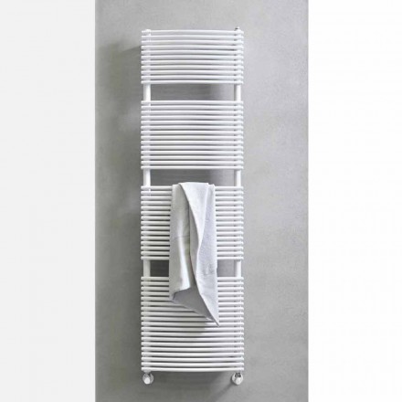 Scaldasalviette Bagno Idraulico Design Verticiale in Acciaio 1013 W - Grifone Viadurini
