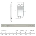 Scaldasalviette di Design a “Tutto Tondo Slim” in Acciaio Made in Italy - Smooth Viadurini